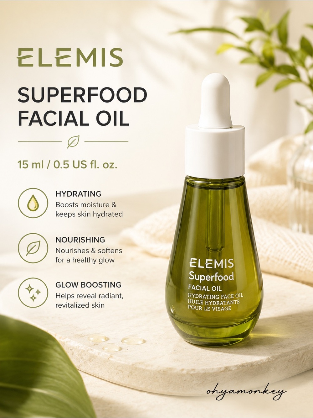NIB Elemis Superfood Facial Oil 15ml